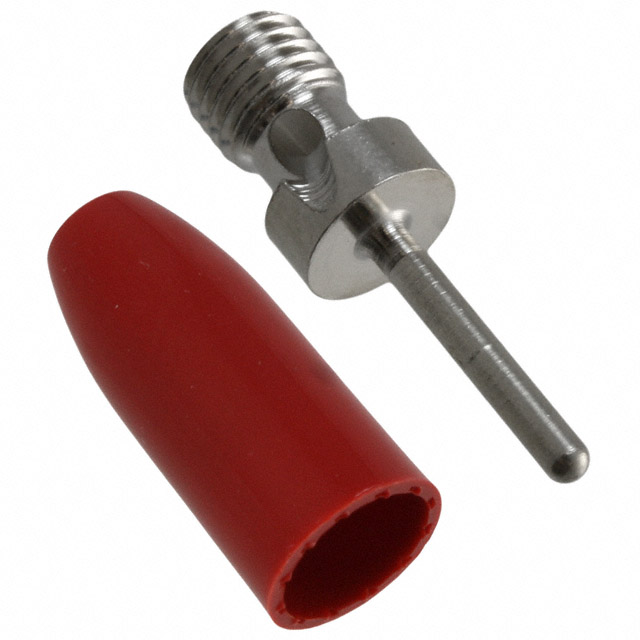 CONN TIP PLUG SOLDERLESS RED