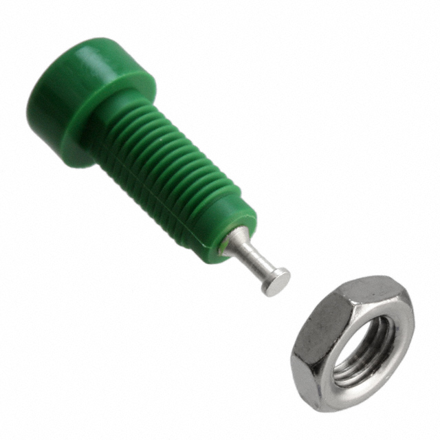CONN TIP JACK TURRET GREEN