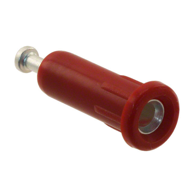 CONN TIP JACK TURRET RED
