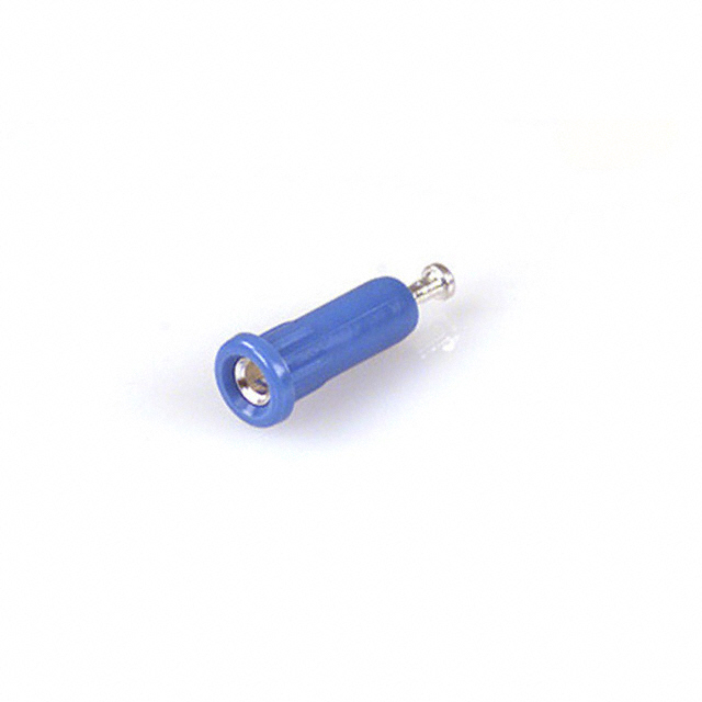 CONN TIP JACK TURRET BLUE