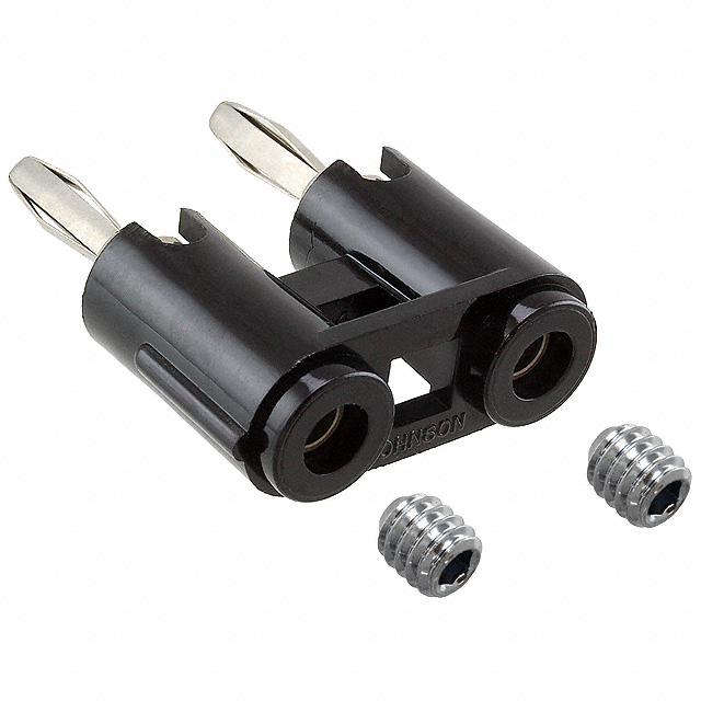 CONN DBL BAN PLUG STACK SLDRLESS
