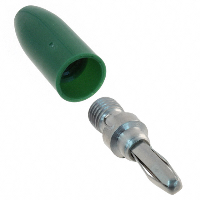 CONN BANANA PLUG SLDRLESS GREEN