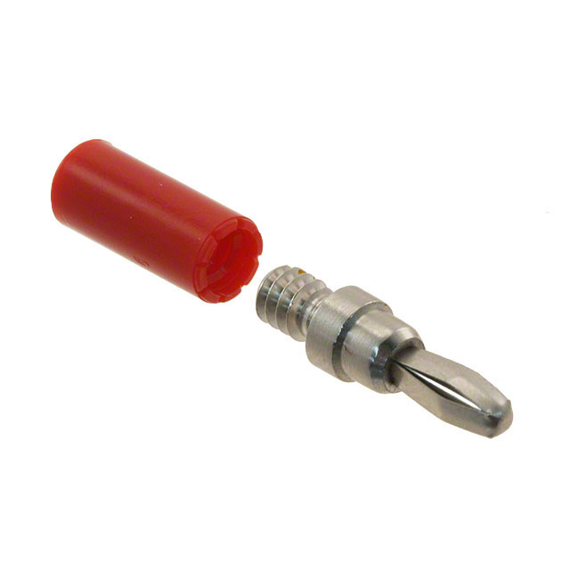 CONN BANANA PLUG MINI SLDR RED