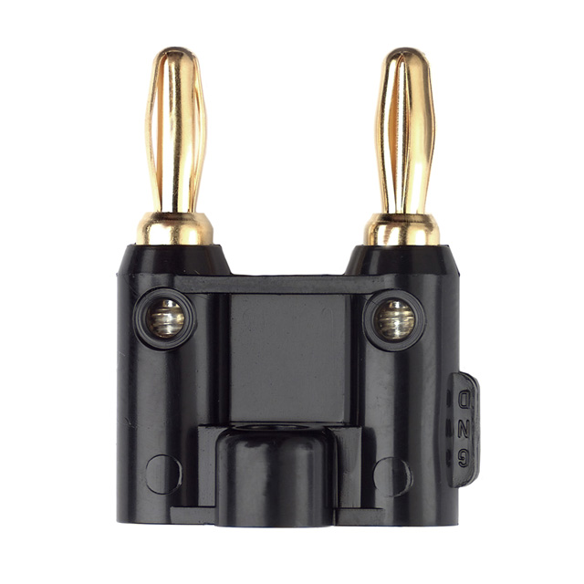 CONN DBL BAN PLUG STACK SLDRLESS