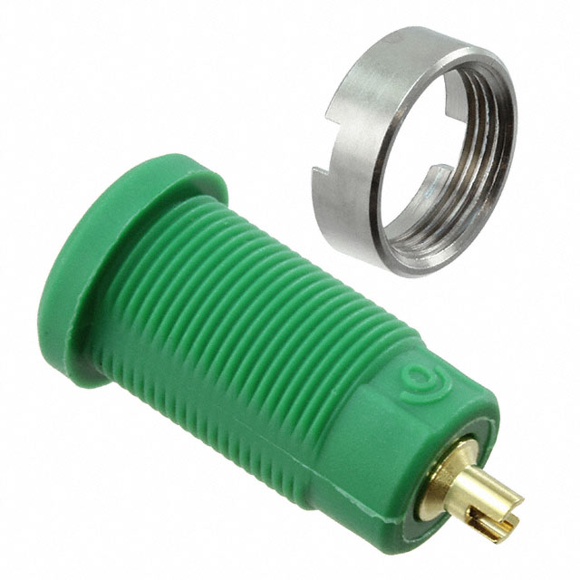 CONN BANANA JACK SOLDER GREEN
