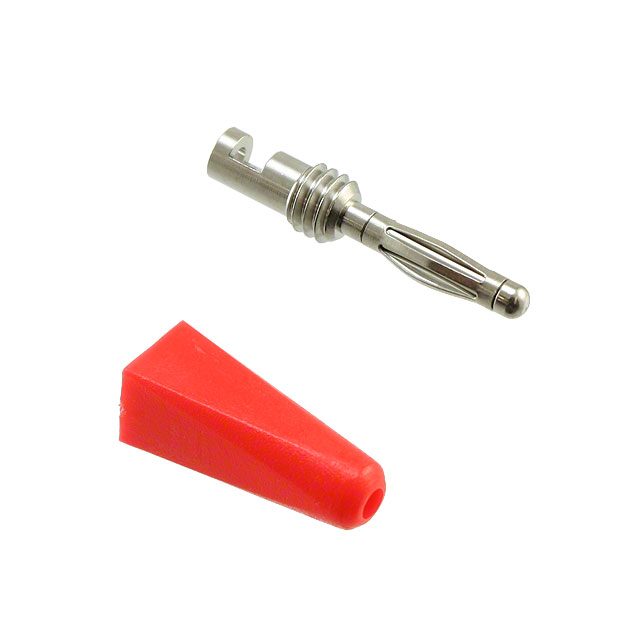 CONN BANANA PLUG MINI SLDR RED