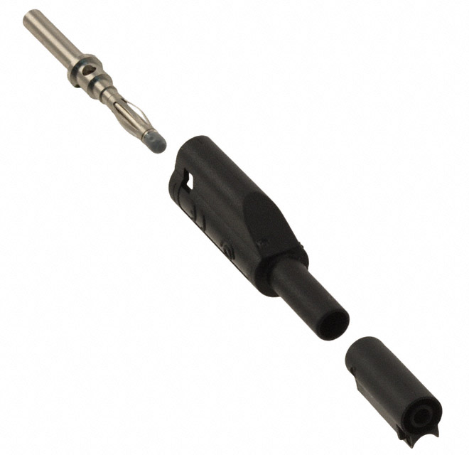 CONN BANANA PLUG STACK MIN BLK