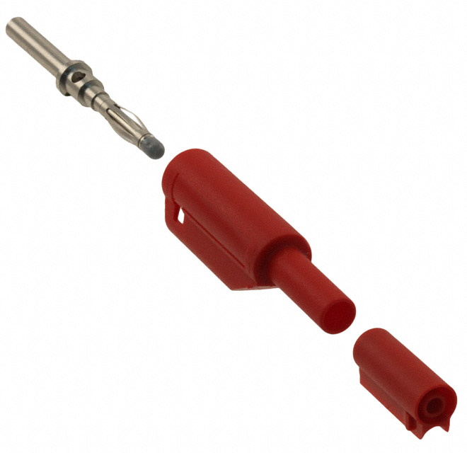 CONN BANANA PLUG STACK MINI RED