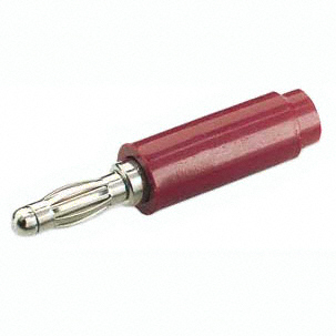 CONN BANANA PLUG THRD RED