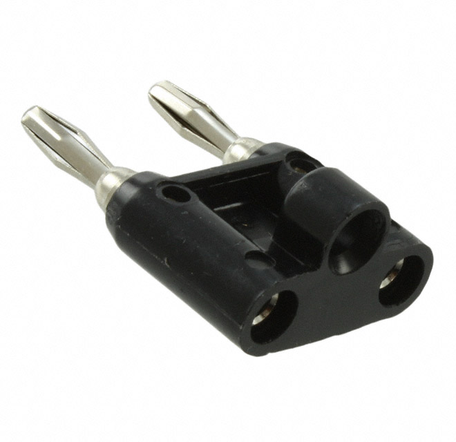 CONN DBL BAN PLUG STACK SLDRLESS
