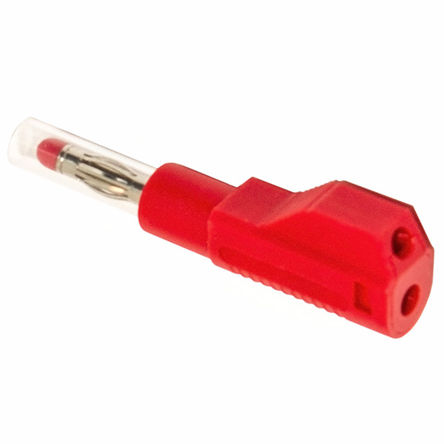 CONN BANANA PLUG STACK SLDR RED
