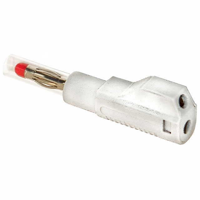 CONN BANANA PLUG STACK SLDR WHT
