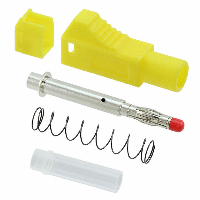 CONN BANANA PLUG SOLDER YELLOW