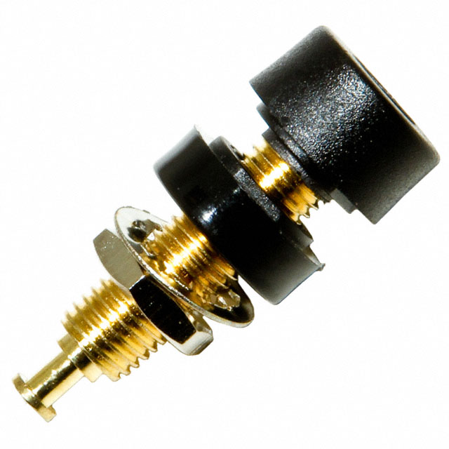 CONN BANANA JACK TURRET BLK 10PK