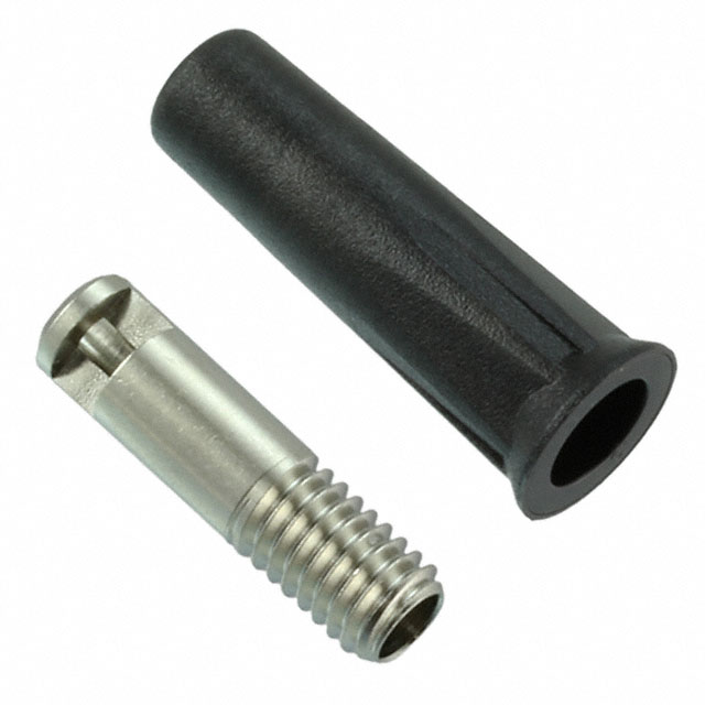 CONN BANANA JACK SOLDER BLACK