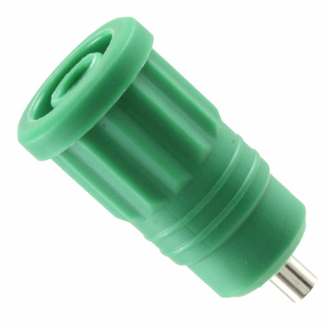 CONN BANANA JACK SOLDER GREEN