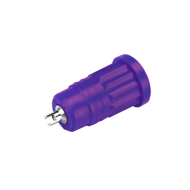 CONN BANANA JACK SOLDER PURPLE