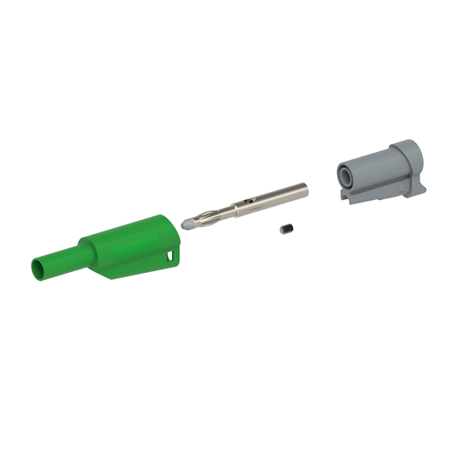CONN BANANA PLUG STACK SCREW GRN