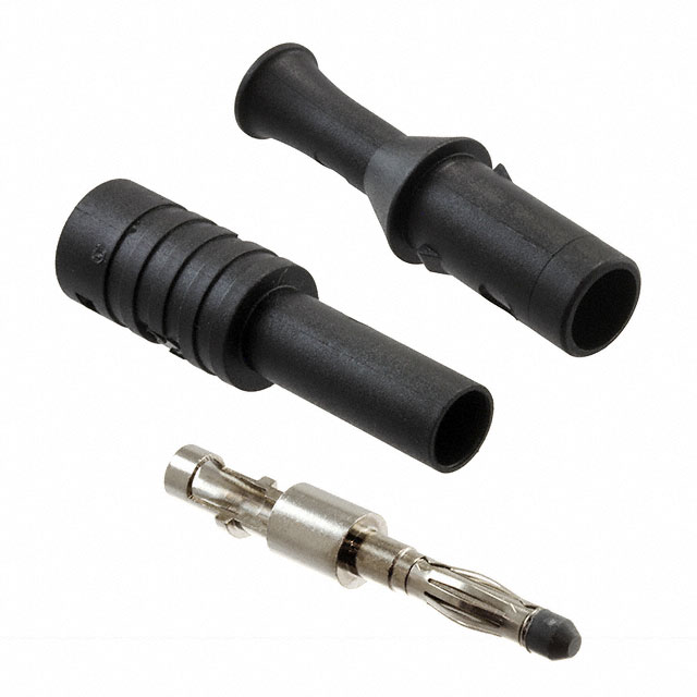 CONN BANANA PLUG SOLDER BLACK