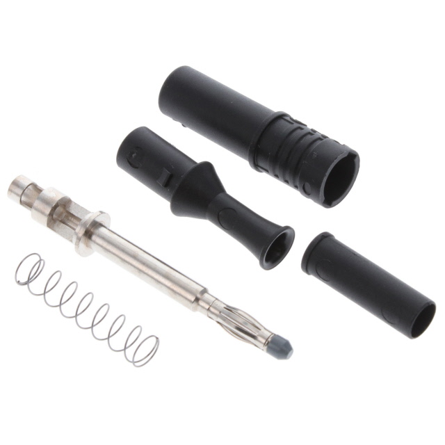 CONN BANANA PLUG SOLDER BLACK