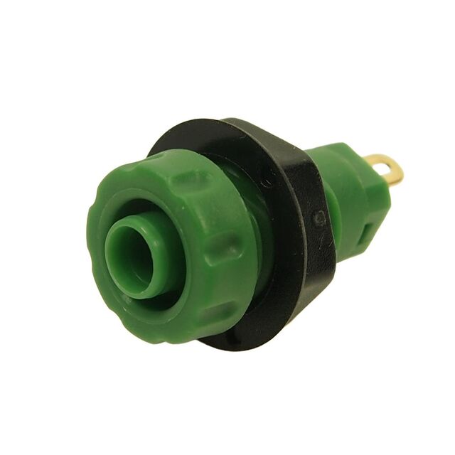 4MM PANEL SOCKET S16C GREEN