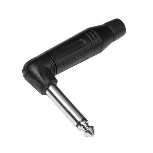 CONN PLUG MONO 1/4" R/A