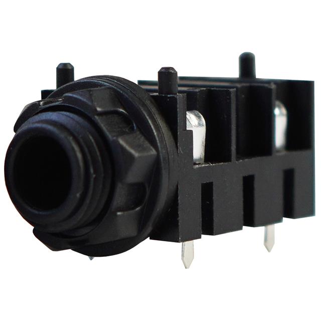 4 PIN 1/4" JACK PCB FULL-THREADE