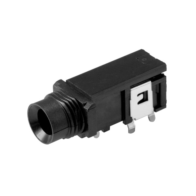 AUDIO JACK, 6.35 MM, HORIZONTAL,