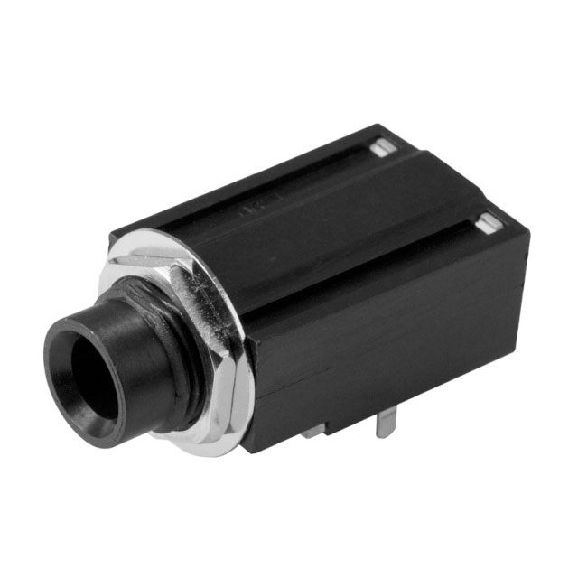 AUDIO JACK, 6.35 MM, HORIZONTAL,