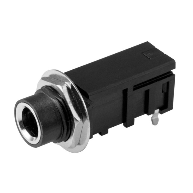 AUDIO JACK, 6.35 MM, HORIZONTAL,