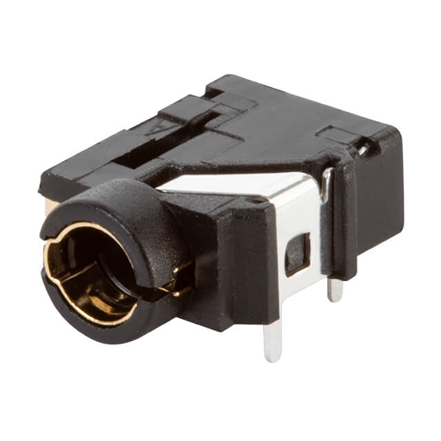 AUDIO JACK, 3.5MM, THROUGH HOLE,