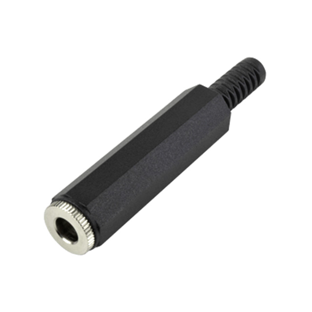 AUDIO JACK, 6.3 MM, STRAIGHT, 3