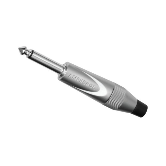 1/4" PHONE STR MONO NICKEL METAL