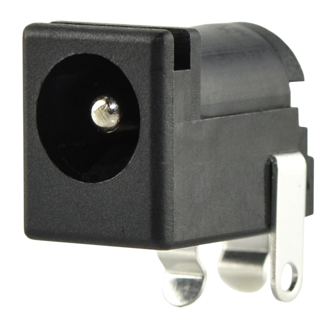 CONN PWR JACK 2X5.5MM KINKED PIN