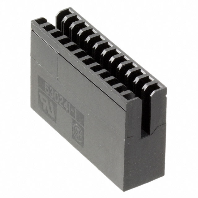 CONN CARDEDGE HSG 24POS .100 BLK