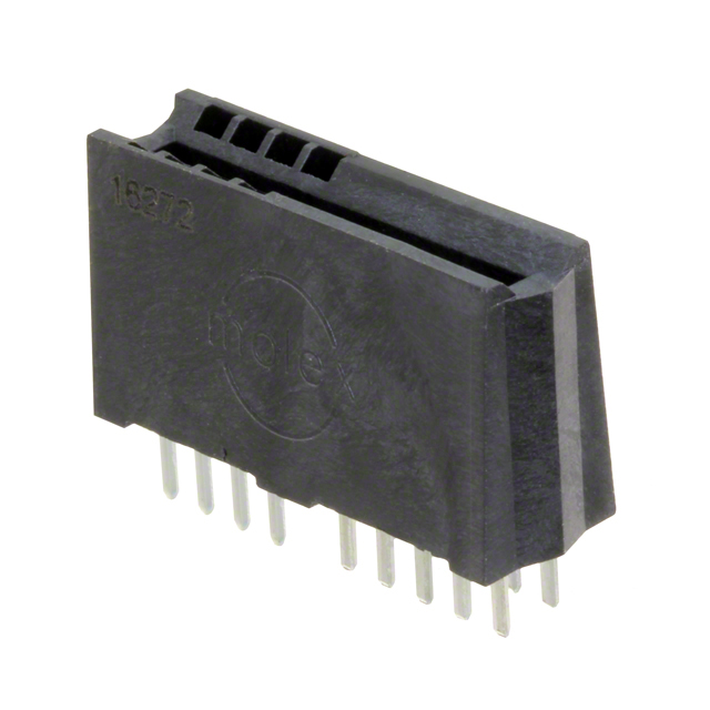 CONN EDGE DUAL FML 10POS 0.508