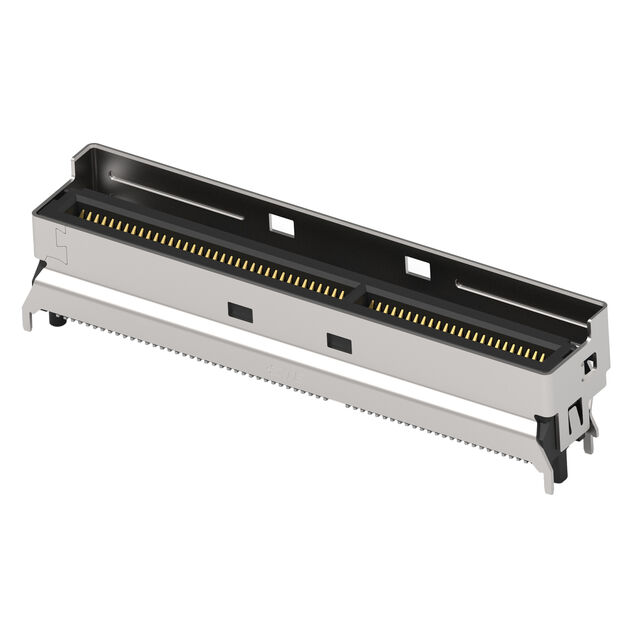 MCIO VERTICAL, 16X RECEPTACLE