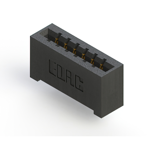 CONN EDGE SINGLE FML 6POS 0.150