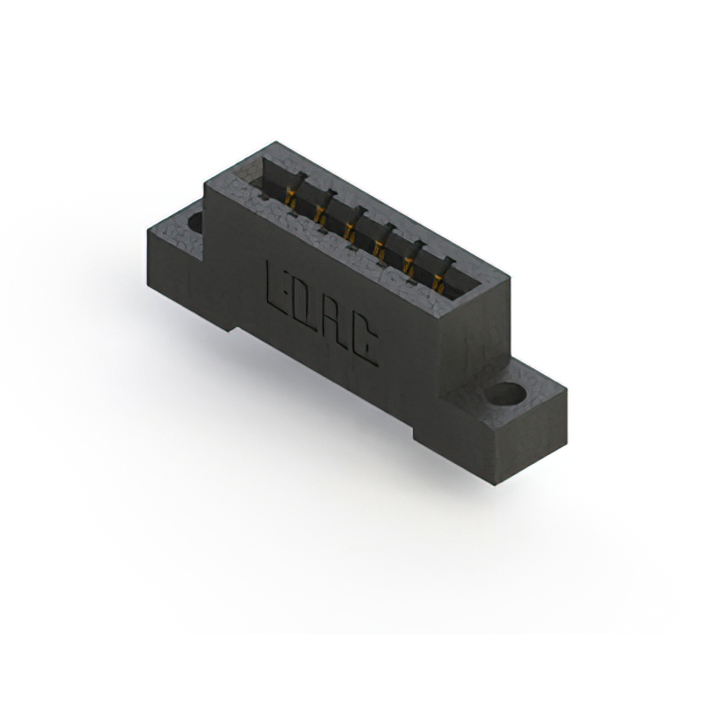 CONN EDGE SINGLE FML 6POS 0.150