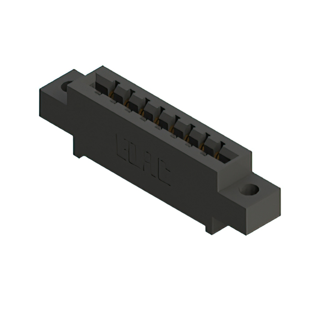 CONN EDGE SGL FMALE 8POS 0.156