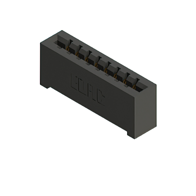 CONN EDGE SGL FMALE 8POS 0.156