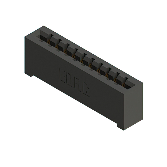 CONN EDGE SGL FMALE 10POS 0.156