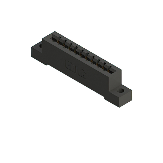 CONN EDGE SGL FMALE 10POS 0.156
