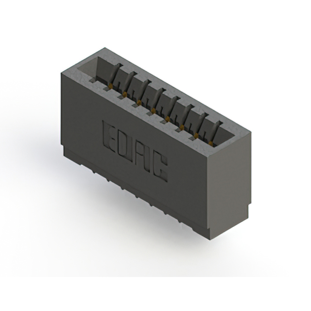 CONN EDGE SGL FMALE 8POS 0.125