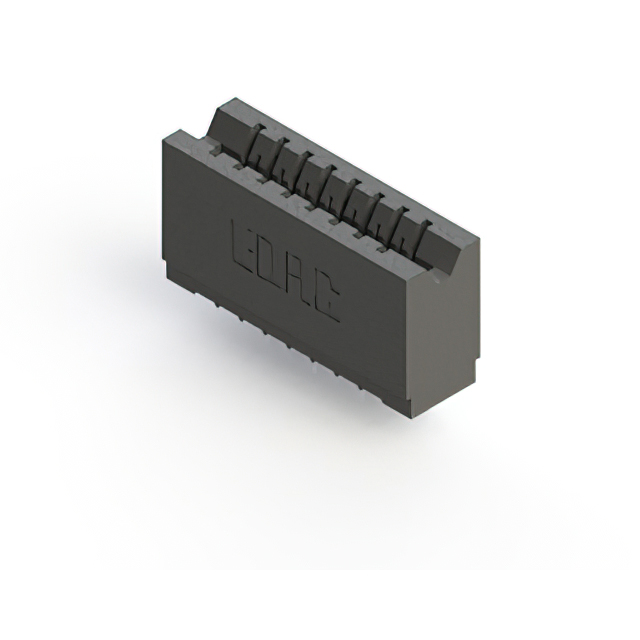 CONN EDGE SGL FMALE 8POS 0.125