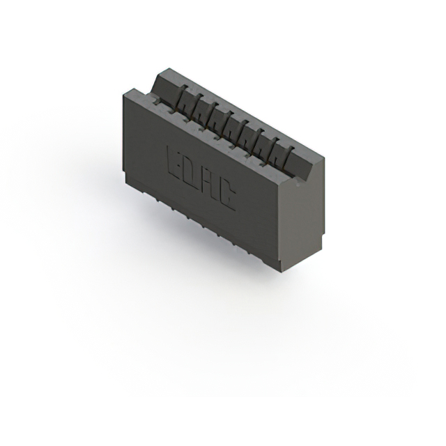 CONN EDGE SGL FMALE 8POS 0.125