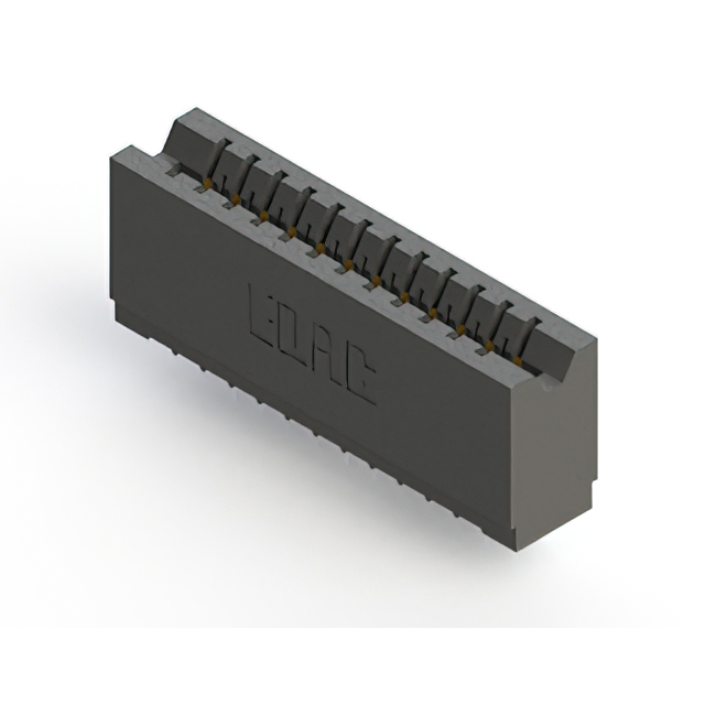 CONN EDGE SGL FMALE 12POS 0.125