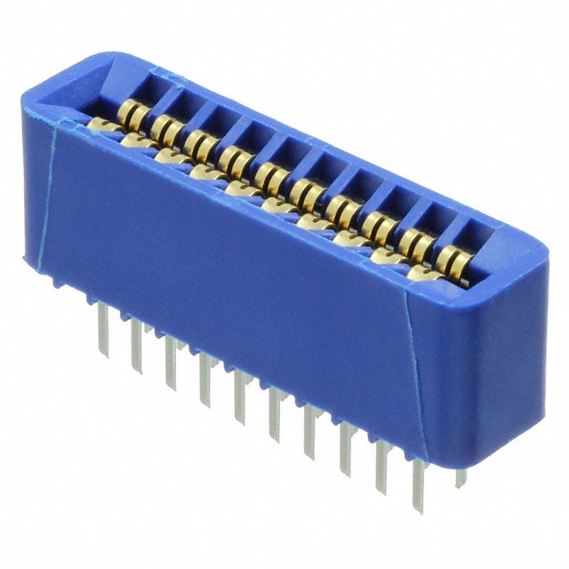 CONN EDGE DUAL FMALE 20POS 0.100