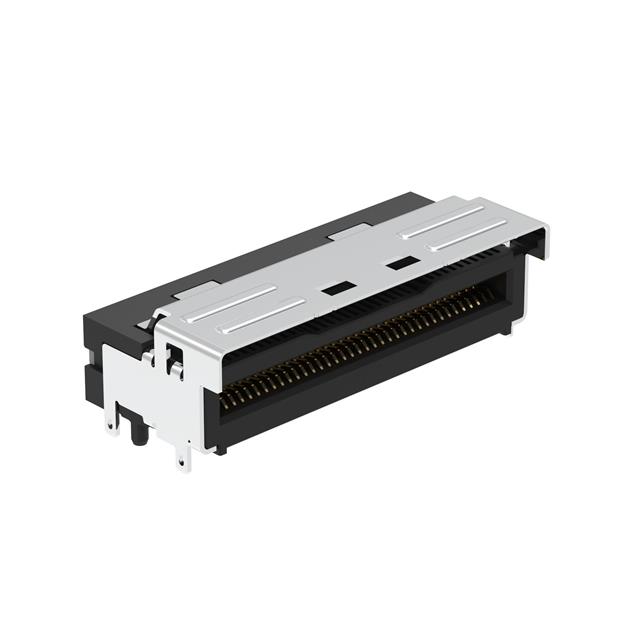 MCIO, R/A, 85OHM, 74 PIN, 30U",
