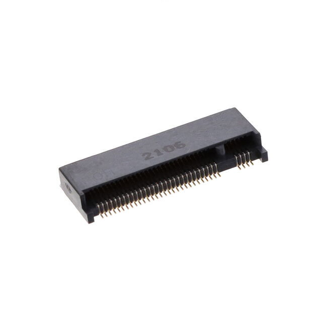 CONN M.2 FMALE 67POS 0.020 GOLD